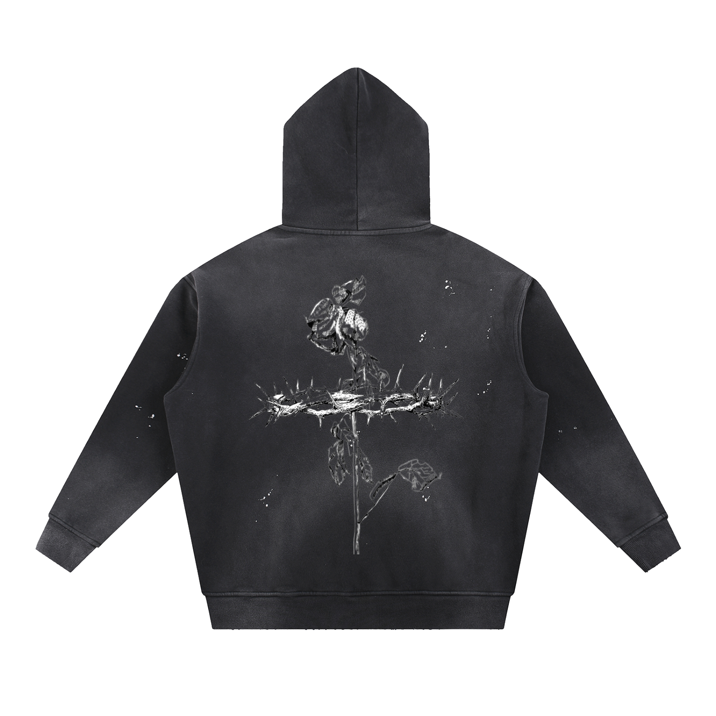 Withered Cross Original Frayed Hoodie