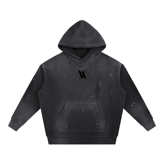 Withered Cross Original Frayed Hoodie